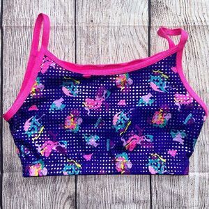NWOT Girls Size 7/8 Danskin Freestyle Dance Costume Gymnastic Bralette Top